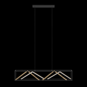 Eglo Lighting LED-CCT-HL SCHWARZ/GOLD 'PENELA' Crystal&Design from the PENELA range. Part Number - 390417