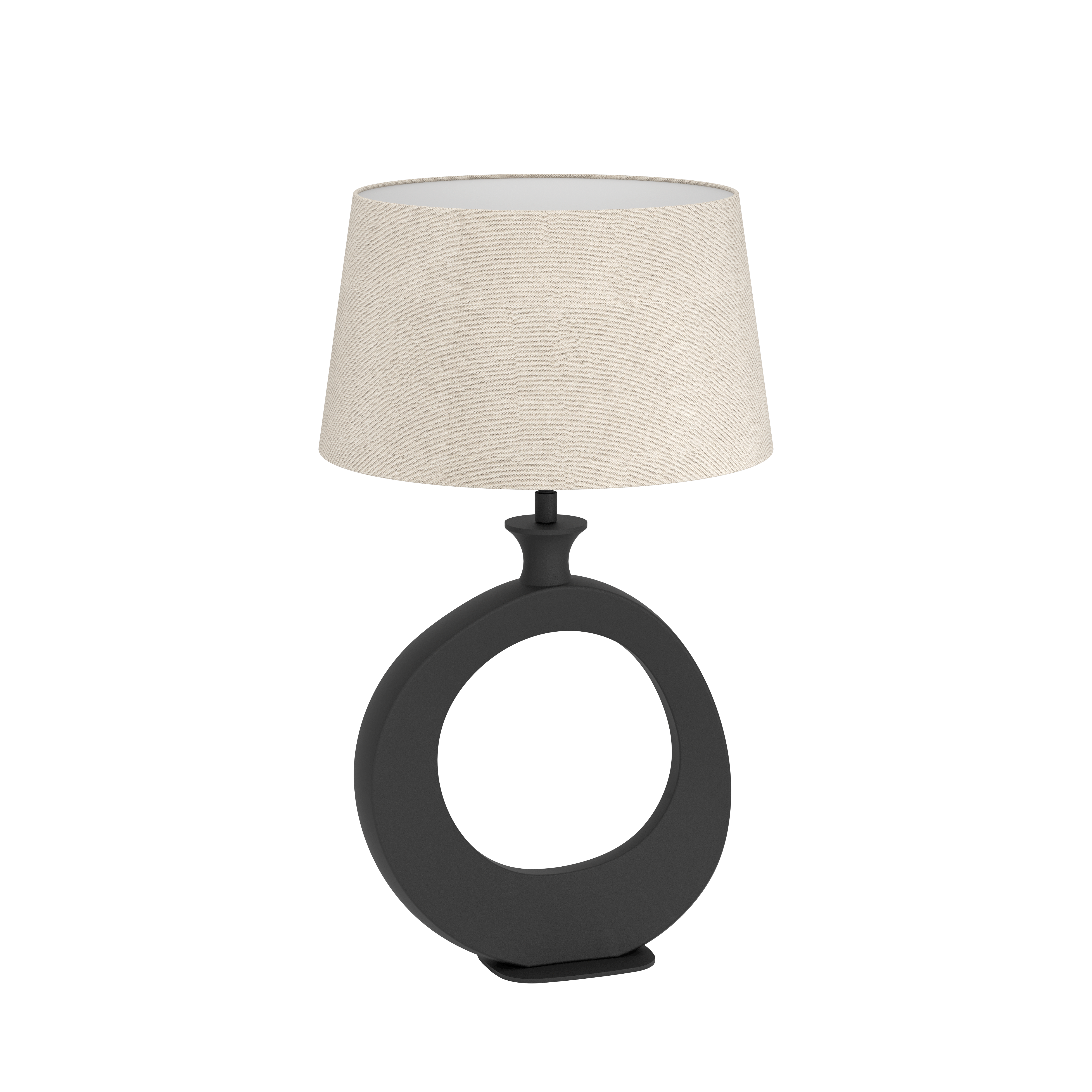 Eglo Lighting TL/1 H-520 SCHWARZ/LEINEN NATUR 'DIEZMA' Crystal&Design from the DIEZMA range. Part Number - 390423