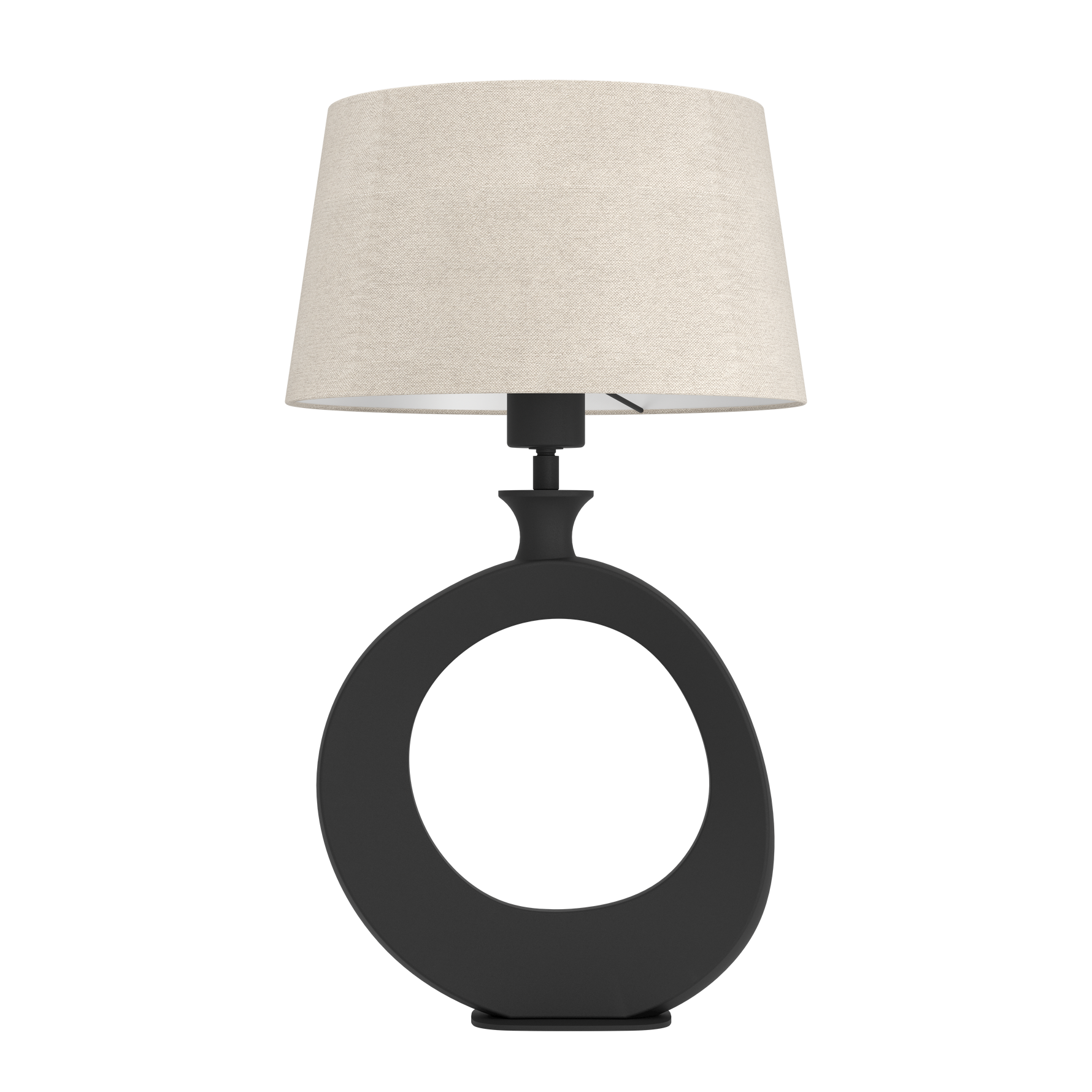 Eglo Lighting TL/1 H-520 SCHWARZ/LEINEN NATUR 'DIEZMA' Crystal&Design from the DIEZMA range. Part Number - 390423