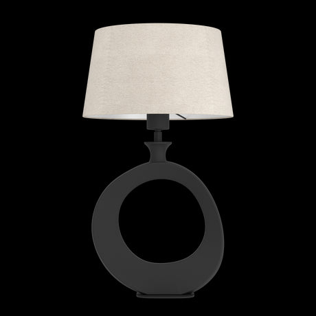 Eglo Lighting TL/1 H-520 SCHWARZ/LEINEN NATUR 'DIEZMA' Crystal&Design from the DIEZMA range. Part Number - 390423