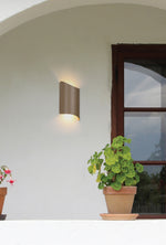Searchlight Electric Shard Outdoor Wall Light, Gold 39350GO