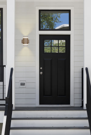 Searchlight Electric Grip LED Outdoor Wall Light, Gold 39390GO