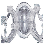 Searchlight Electric Marie Therese  2Lt Wall Light - Chrome Metal & Clear Acrylic 399-2