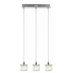 Magnalux Aurora 3 Light Extra Small Crystal Pendant Bar Part Number - AUR03XCH