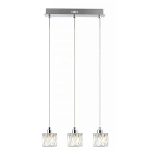 Magnalux Aurora 3 Light Extra Small Crystal Pendant Bar Part Number - AUR03XCH