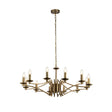 Ascot  12Lt Pendant - Antique Brass Metal
