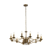 Ascot  12Lt Pendant - Antique Brass Metal