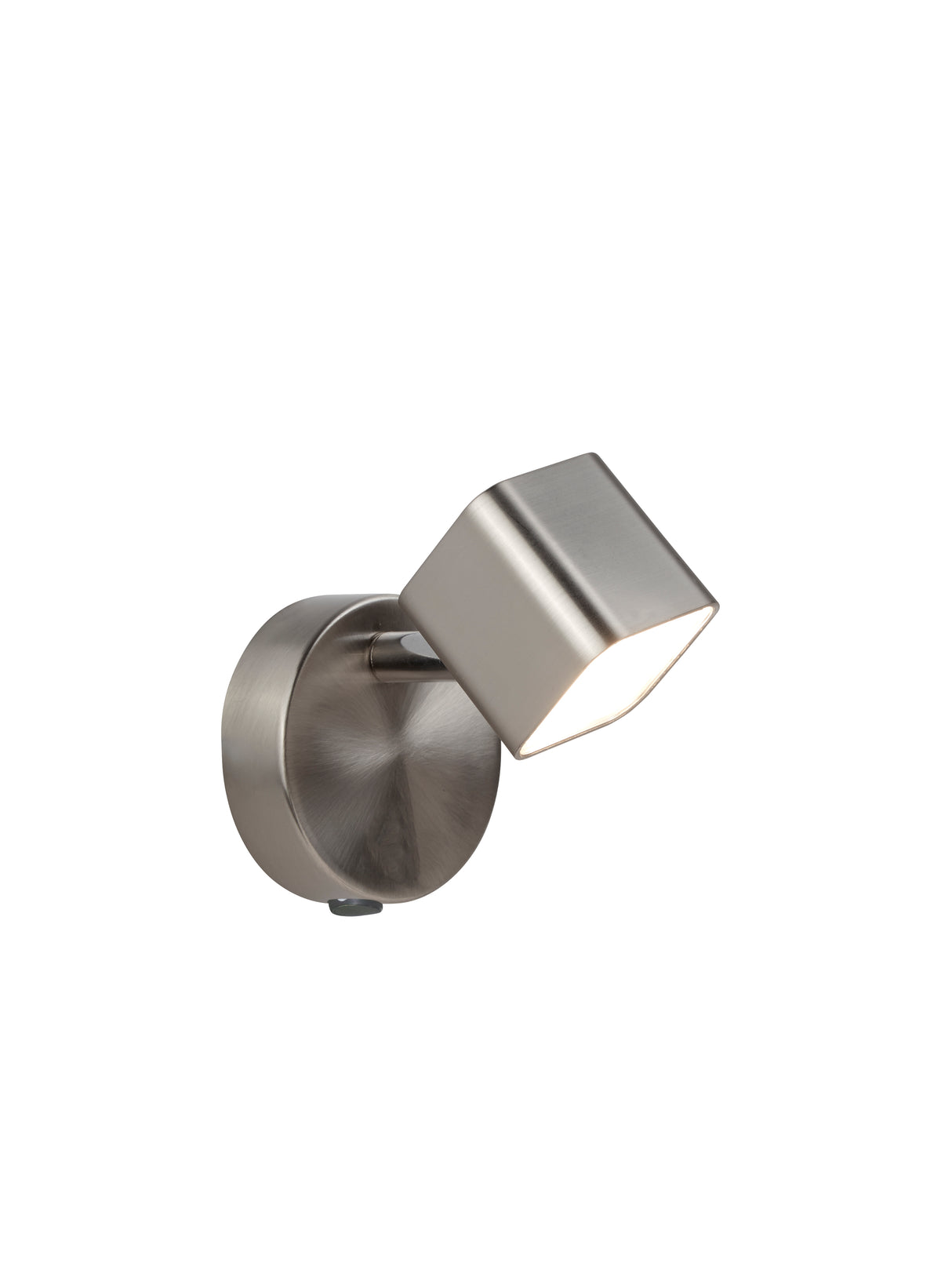 Quad Spotlight Wall Light - Satin Silver Metal