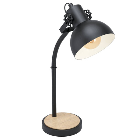 Eglo EU Lubenham Table Lamp Black/Wood