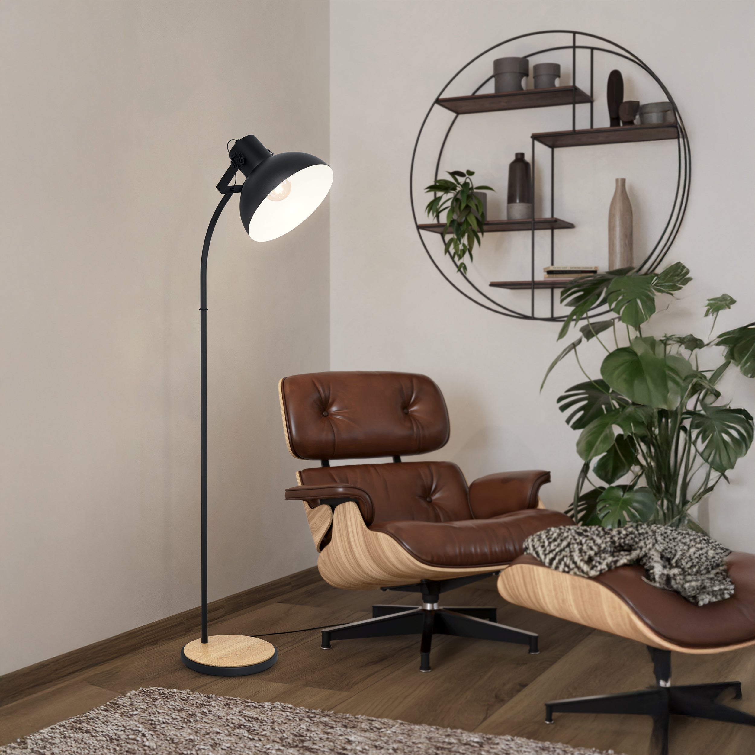 Eglo EU FRADELO LED Ceiling Light – 520mm Chrome & Crystal?Style Finish, Warm White product image - Endon Lighting from First Light Direct with great prices and fast UK delivery