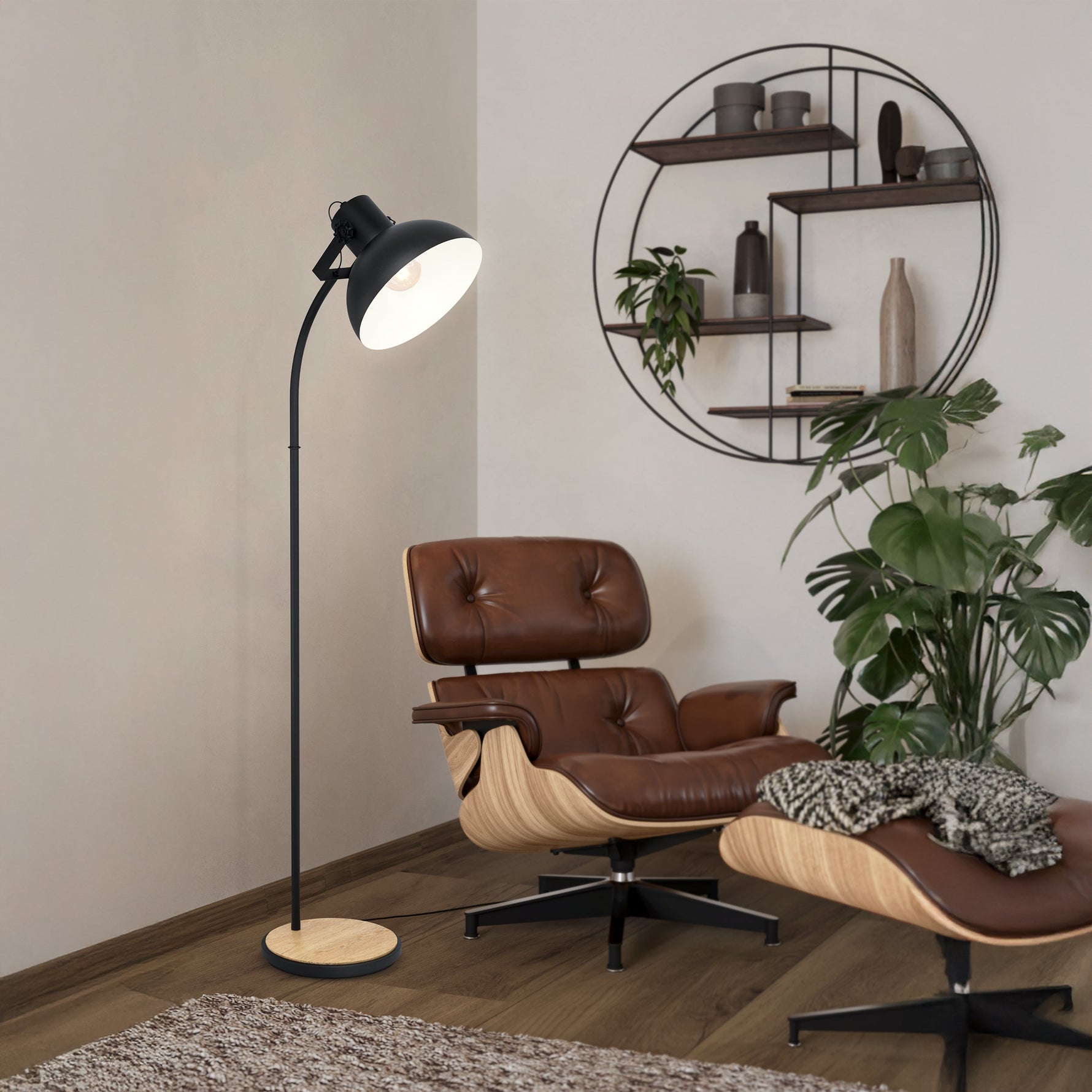 Eglo EU FRADELO LED Ceiling Light – 520mm Chrome & Crystal?Style Finish, Warm White product image - Endon Lighting from First Light Direct with great prices and fast UK delivery