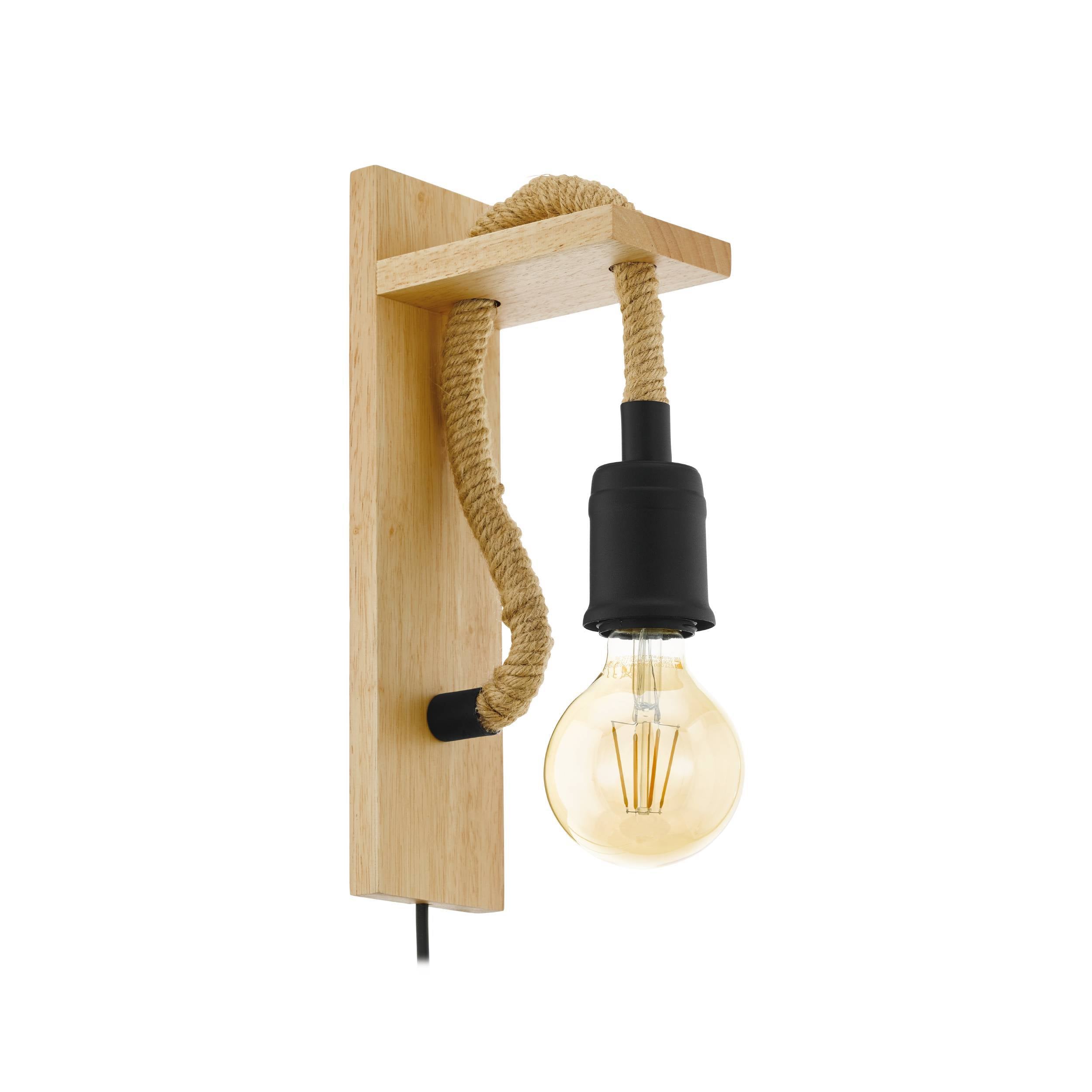 Eglo EU STYPE Pendant Ceiling Light – Vintage Black Steel Dome, E27, Height Adjustable, Indoor Lighting