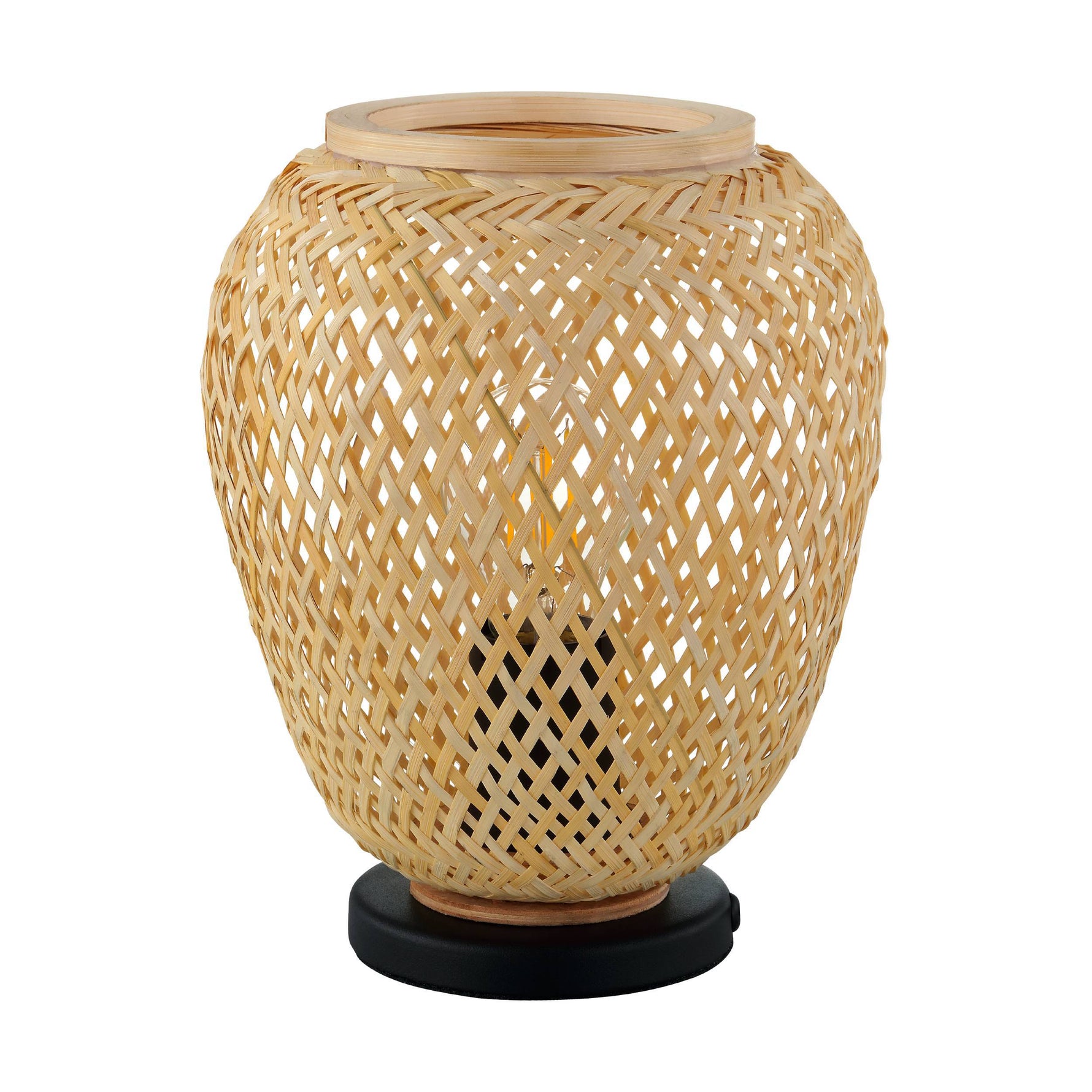 Eglo EU Dembleby Table Lamp Natural/Black 