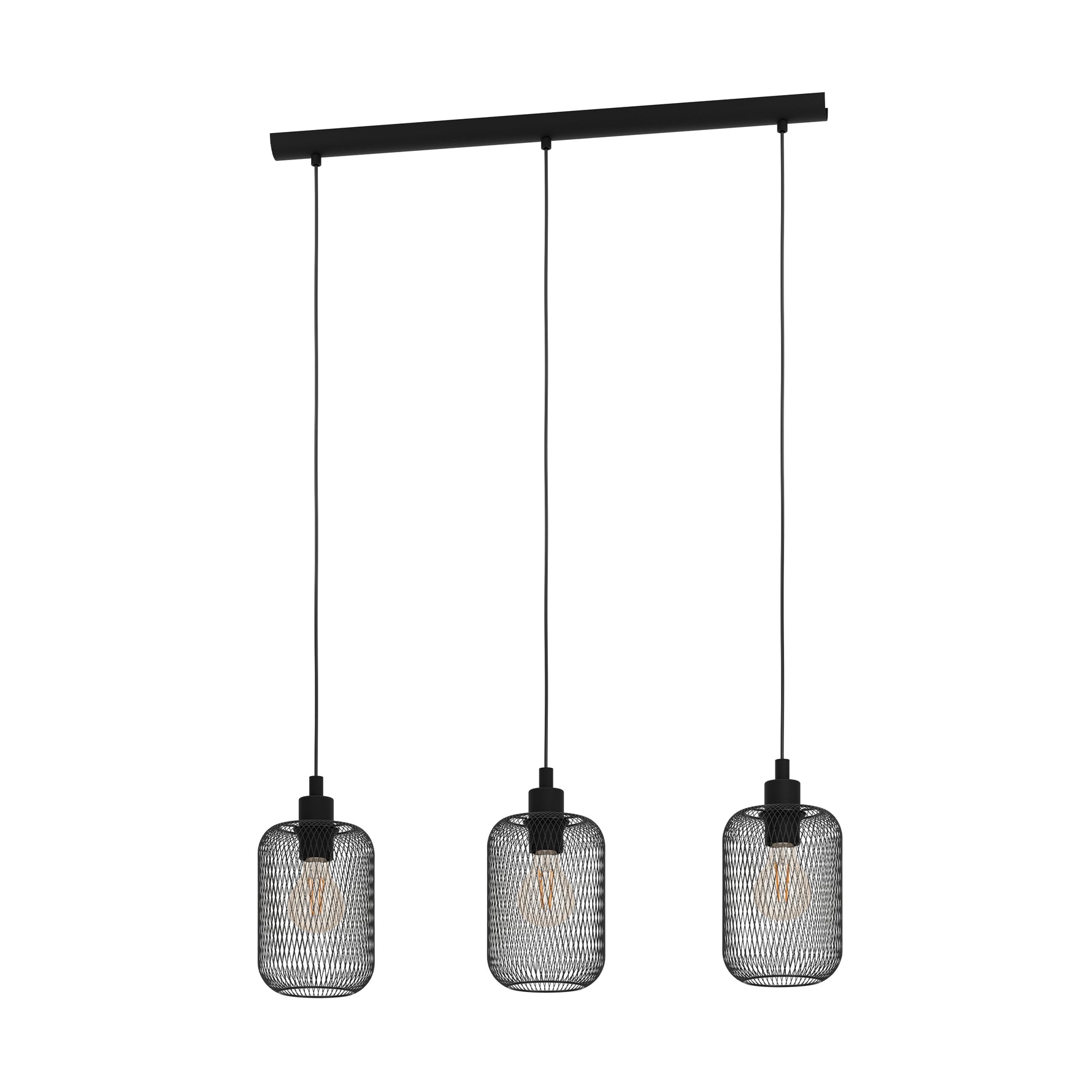 Eglo EU Wrington 3 Set Pendant E27 Black