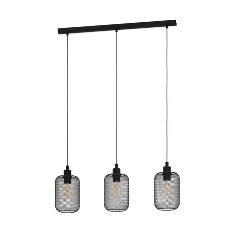 Eglo EU Wrington 3 Set Pendant E27 Black