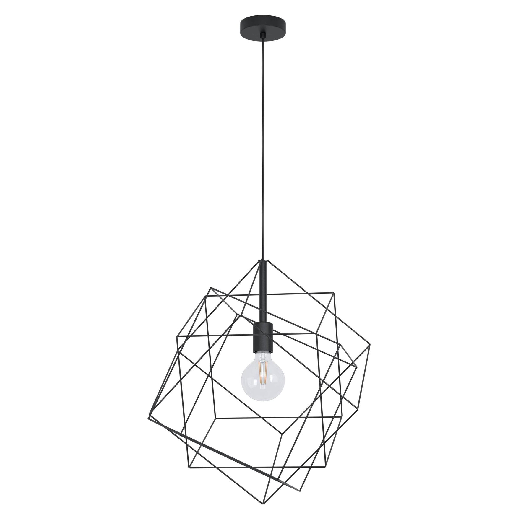 Eglo EU BRADFORD Table Lamp – Vintage Antique Silver Steel with Clear Glass, E27, Inline Switch product image - Endon Lighting from First Light Direct with great prices and fast UK delivery
