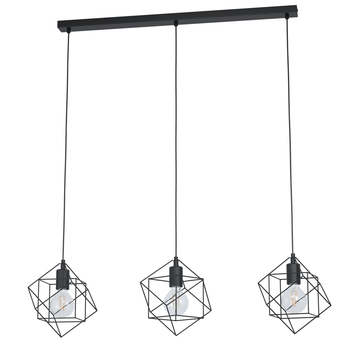 Eglo Lighting HL/3 E27 L-905 black 'STRAITON' Vintage from the STRAITON range. Part Number - 43361