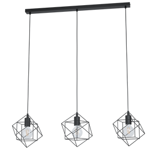 Eglo Lighting HL/3 E27 L-905 black 'STRAITON' Vintage from the STRAITON range. Part Number - 43361