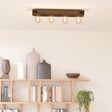 Eglo EU Layham 4 Set Ceiling Black Wood