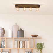 Eglo EU Layham 4 Set Ceiling Black Wood