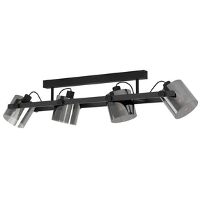 Eglo EU HORNWOOD 2 4 Set Ceiling Light E27 Black