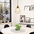 Eglo EU TARBES Pendant Light – Brushed Brass Steel, E27, Vintage Indoor Lighting