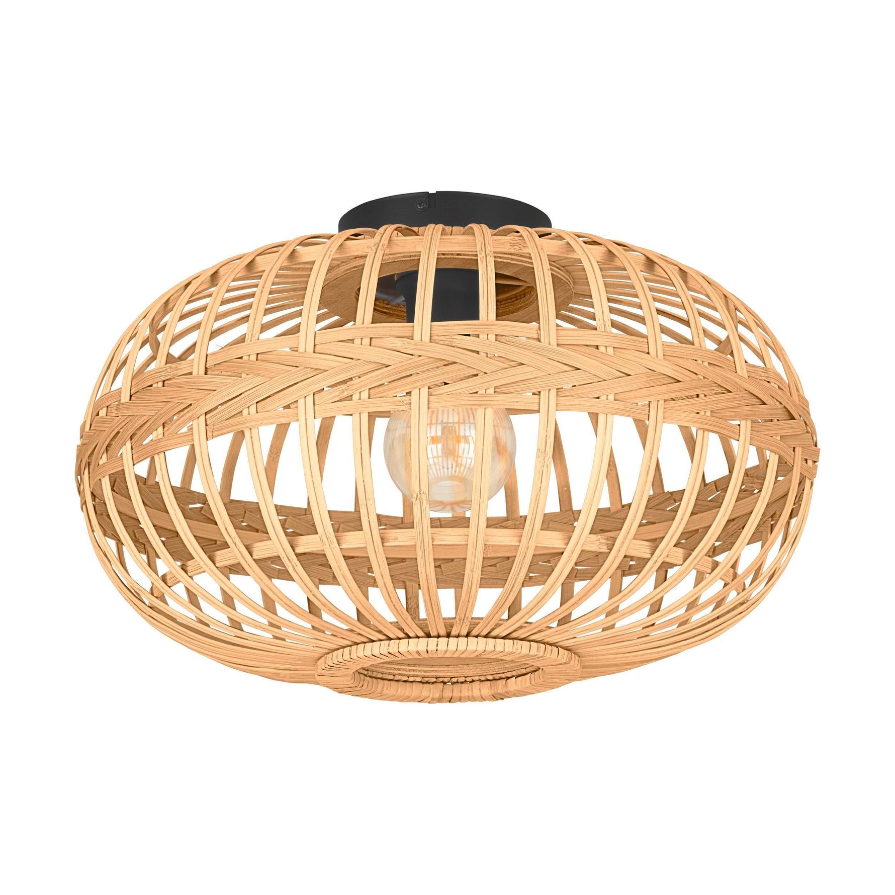 Eglo EU Carlton 2 Black Steel Pendant Light