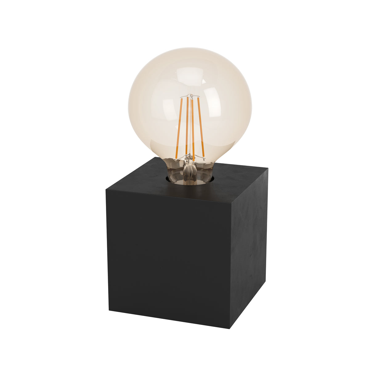 Eglo EU Prestwick 2 Table Lamp Wood/Black