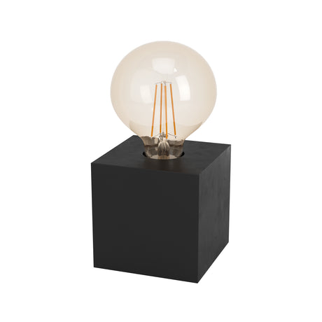 Eglo EU Prestwick 2 Table Lamp Wood/Black