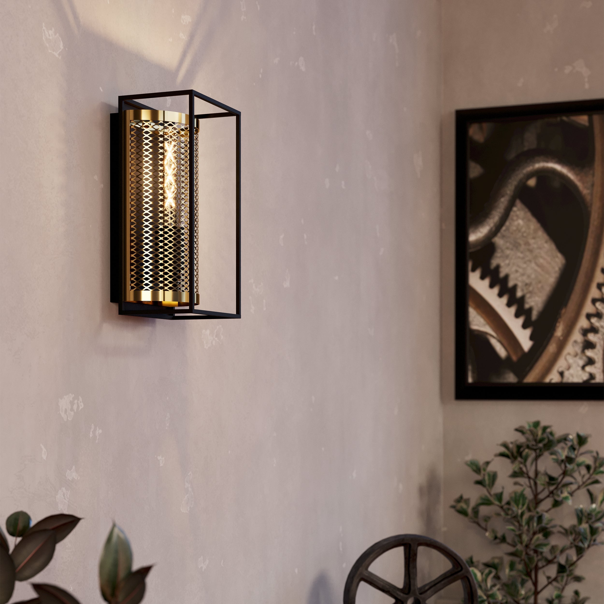 Eglo EU Pastore Triple Colour Steel & Fabric 3-Light Ceiling Light product image - Endon Lighting from First Light Direct with great prices and fast UK delivery