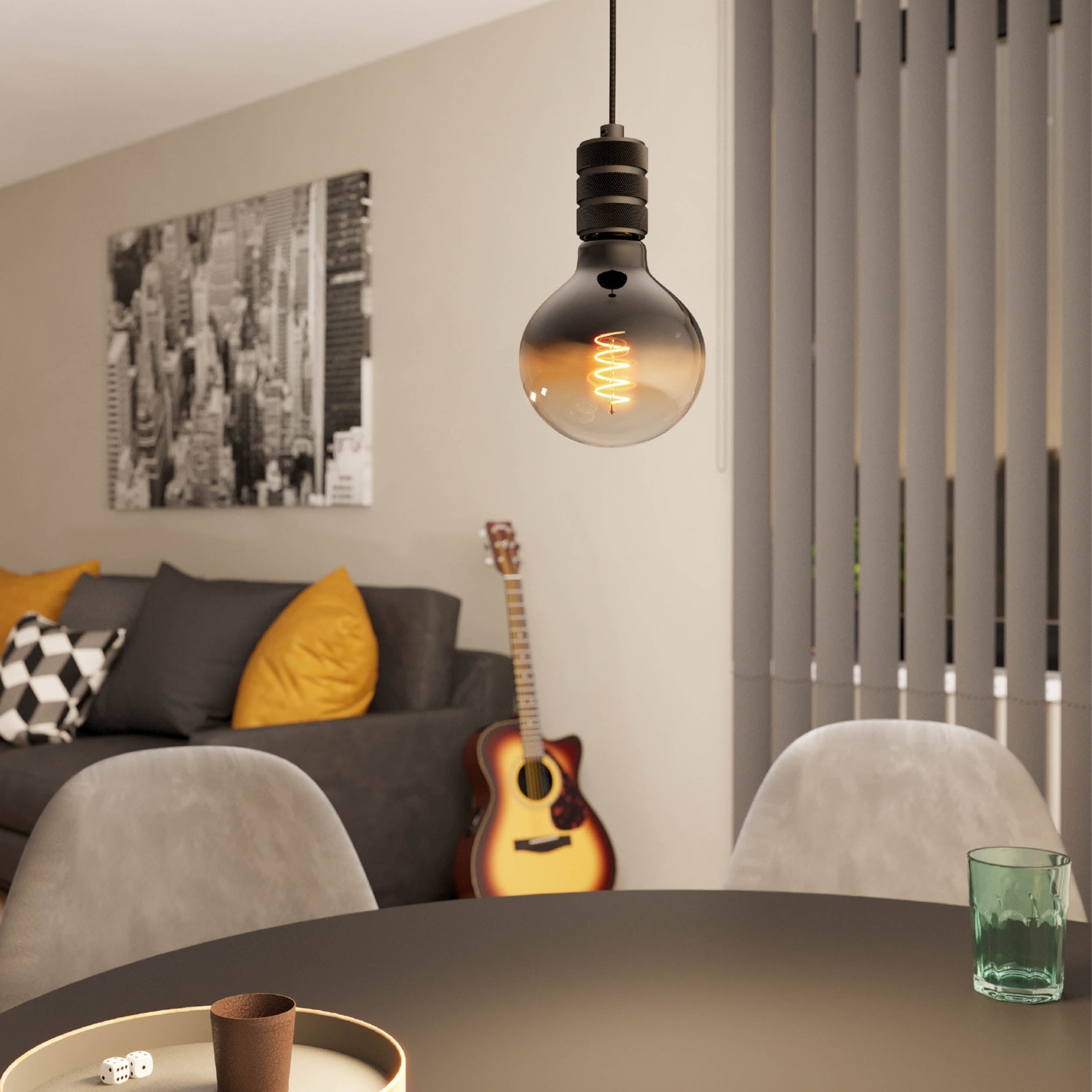 Eglo EU Sirmione Steel Black & Gold LED Pathway Light product image - Endon Lighting from First Light Direct with great prices and fast UK delivery