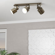 Eglo EU Southery 3 Set Ceiling Light E27 Cream and Gold 
