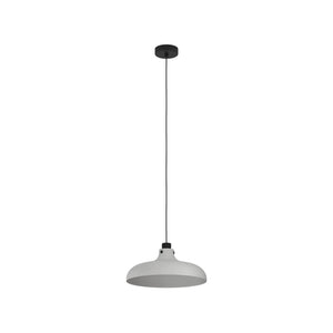 Eglo EU MATLOCK Pendant Ceiling Light – Vintage Grey & Black Steel, E27, Textile Cable, Indoor Lighting