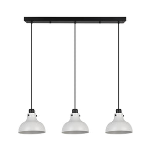 Eglo EU Matlock 3 Set Pendant E27 Grey and Black