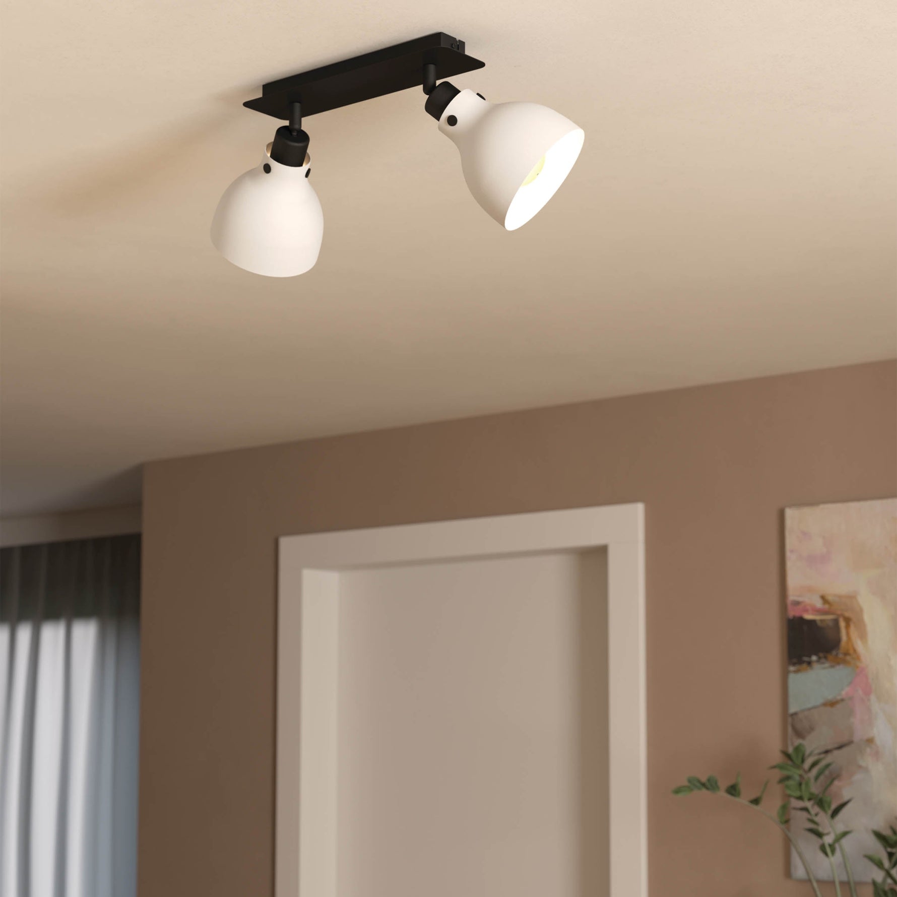 Eglo EU Melzo LED Outdoor Post Light Black Aluminium IP65