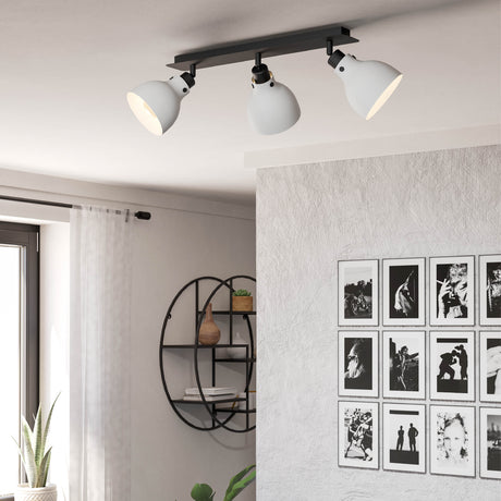 Eglo EU Matlock 3 Set Ceiling Light E27 Grey and Black 