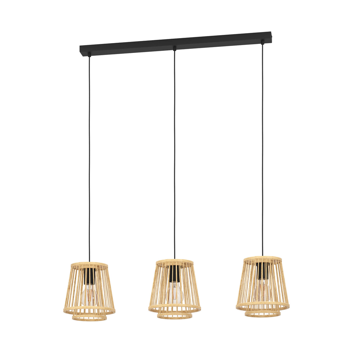 Eglo EU Hykeham 3 Set Pendant E27 Black