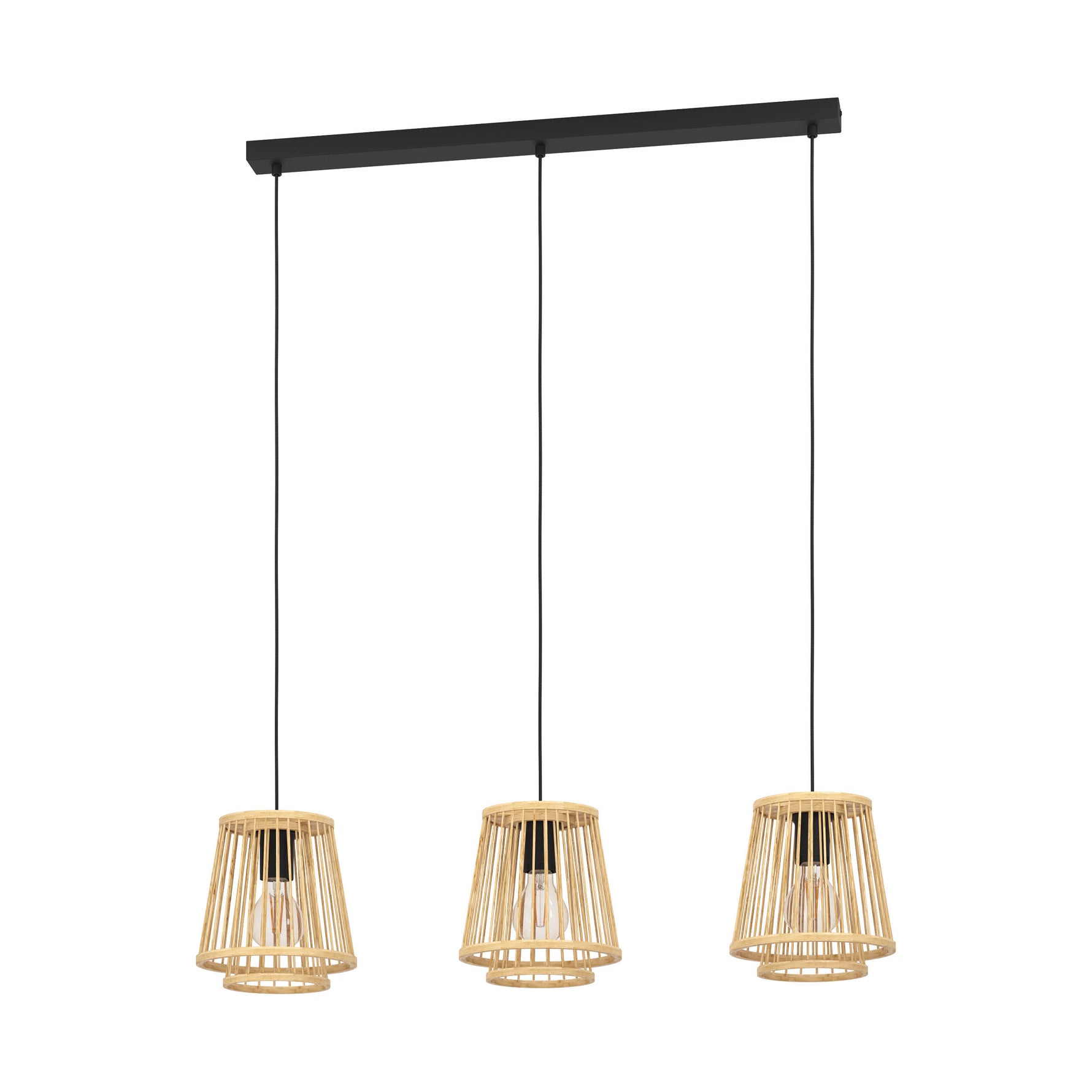 Eglo EU Hykeham 3 Set Pendant E27 Black