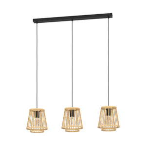 Eglo EU Hykeham 3 Set Pendant E27 Black