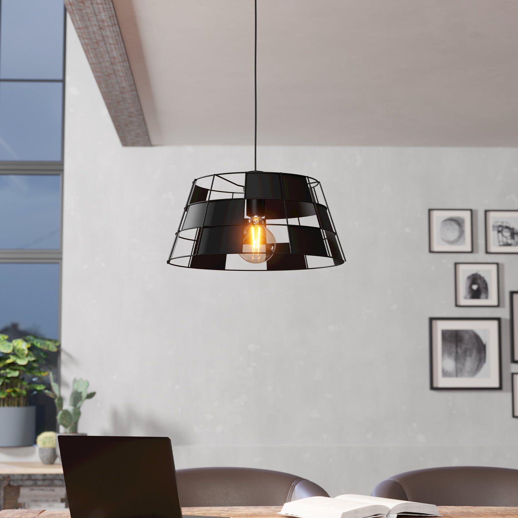 Eglo EU FABIO Clamp Light – White & Silver Steel, Adjustable Office Clamp Lamp, E14, Indoor Lighting product image - Endon Lighting from First Light Direct with great prices and fast UK delivery