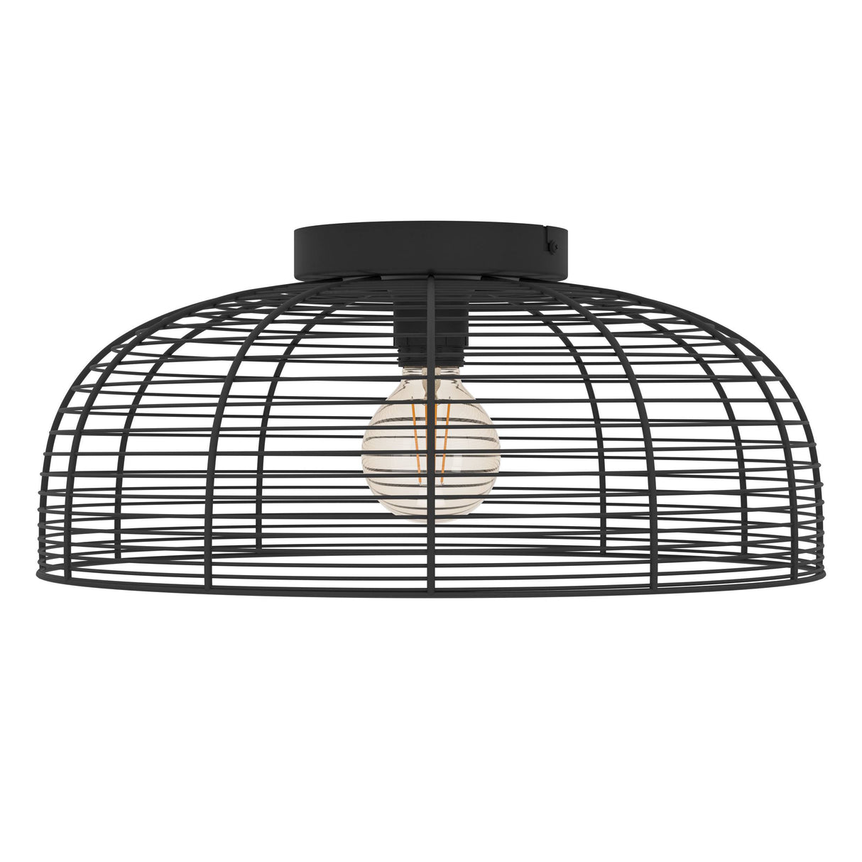 Eglo EU Rinroe Black Steel Wire Ceiling Light
