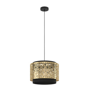 Eglo EU Sandbach Steel Brass Pendant Light