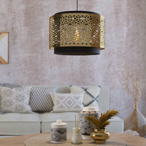 Eglo EU Sandbach Steel Brass Pendant Light