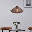 Eglo EU Dolwen Black Steel Contemporary Single Pendant, 42.5cm