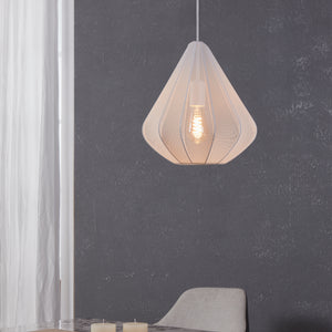 Eglo EU Dolwen White Steel Contemporary Single Pendant