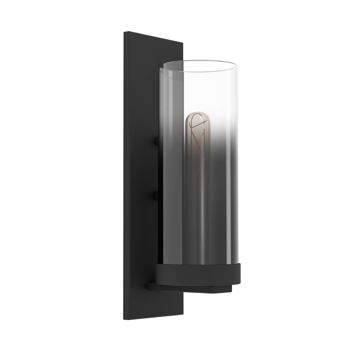 Eglo EU Toothill Modern Glass & Steel Wall Light