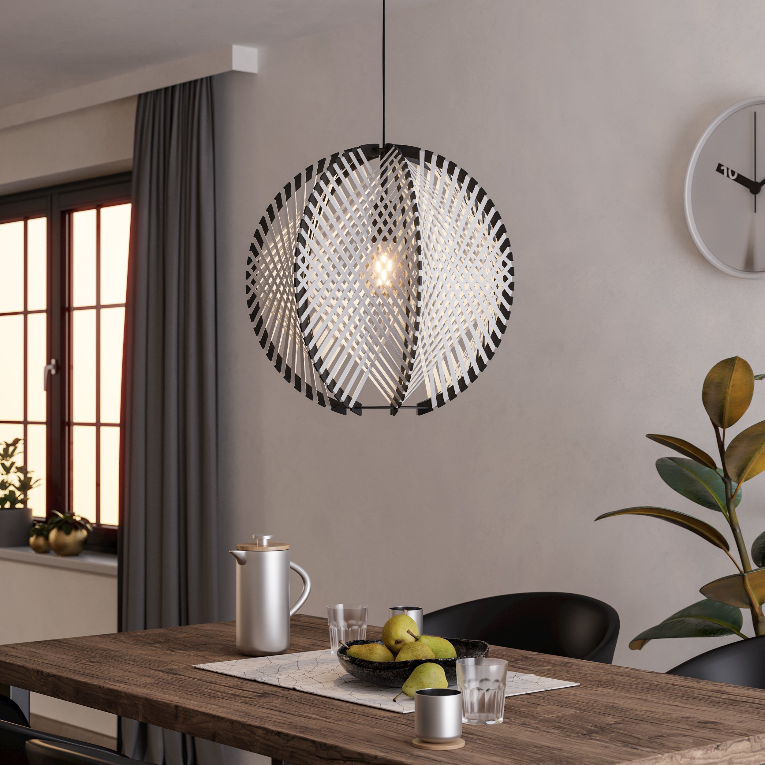 Eglo EU Masiano Aluminium & Plastic Silver LED 3-Light Ceiling Light product image - Endon Lighting from First Light Direct with great prices and fast UK delivery