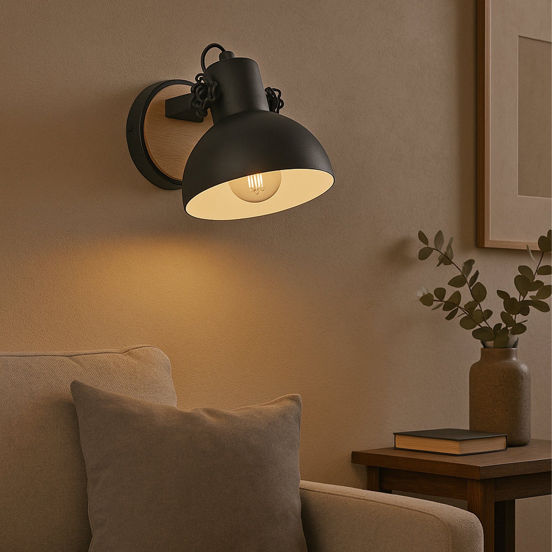 Eglo EU Savoy Cast Metal & Glass Bronzed 5-Light Pendant