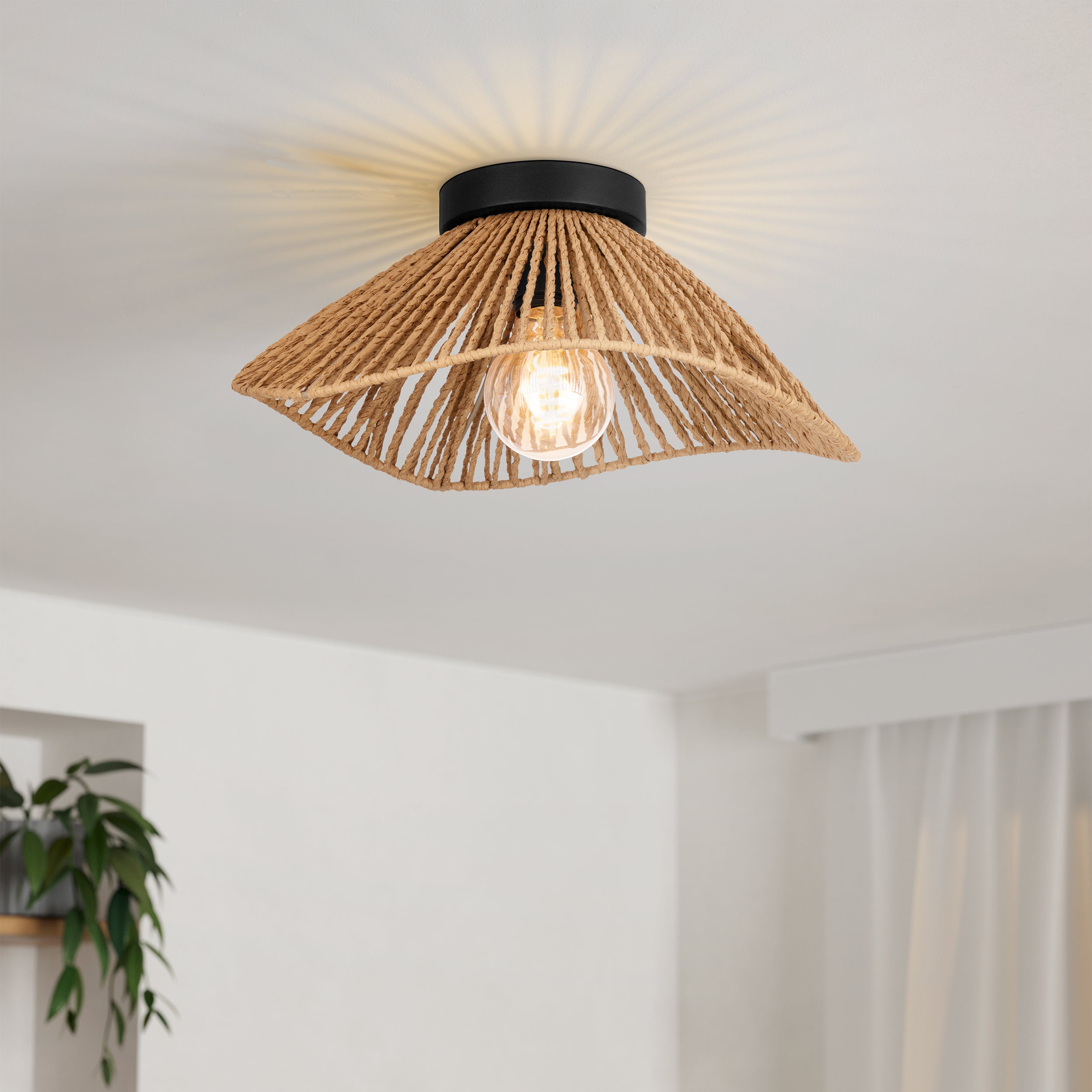 Eglo EU Famborough 5 Set Pendant E27 Black Wood
