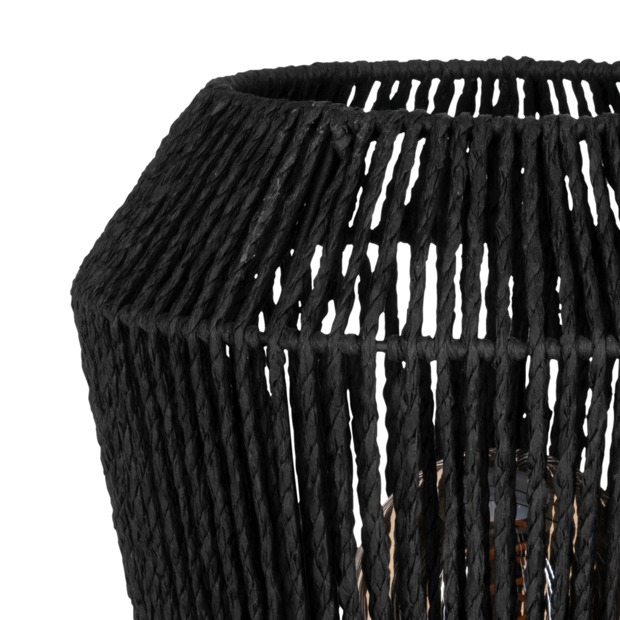 Eglo EU Persley Black Steel & Paper Vintage Table Lamp